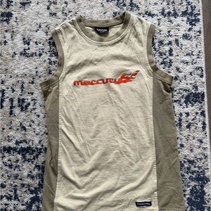 Olive Green Muscle Tee - Women's Sleeveless Top